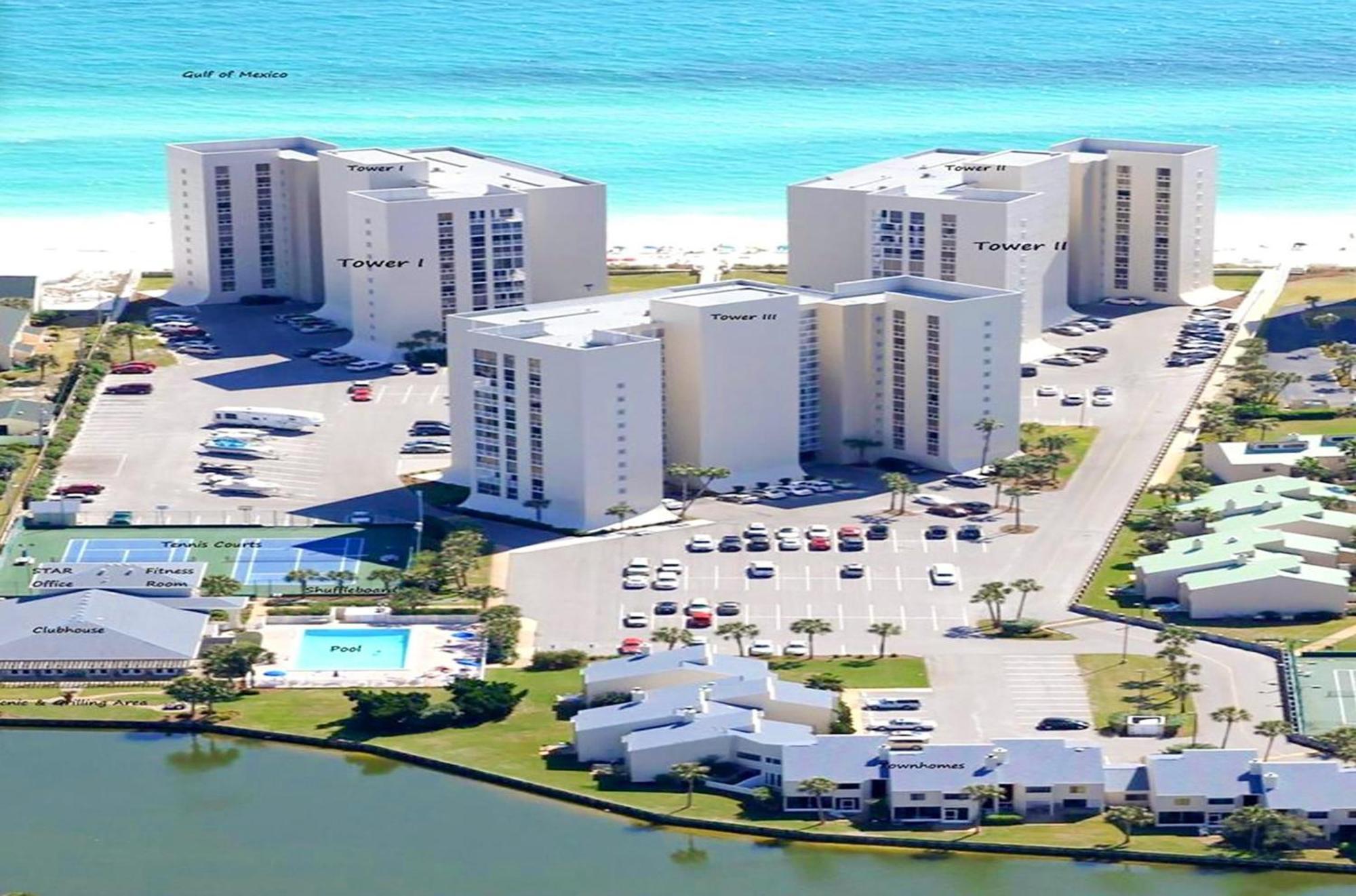 Shoreline Towers Townhouse 4-3 Дестин Экстерьер фото